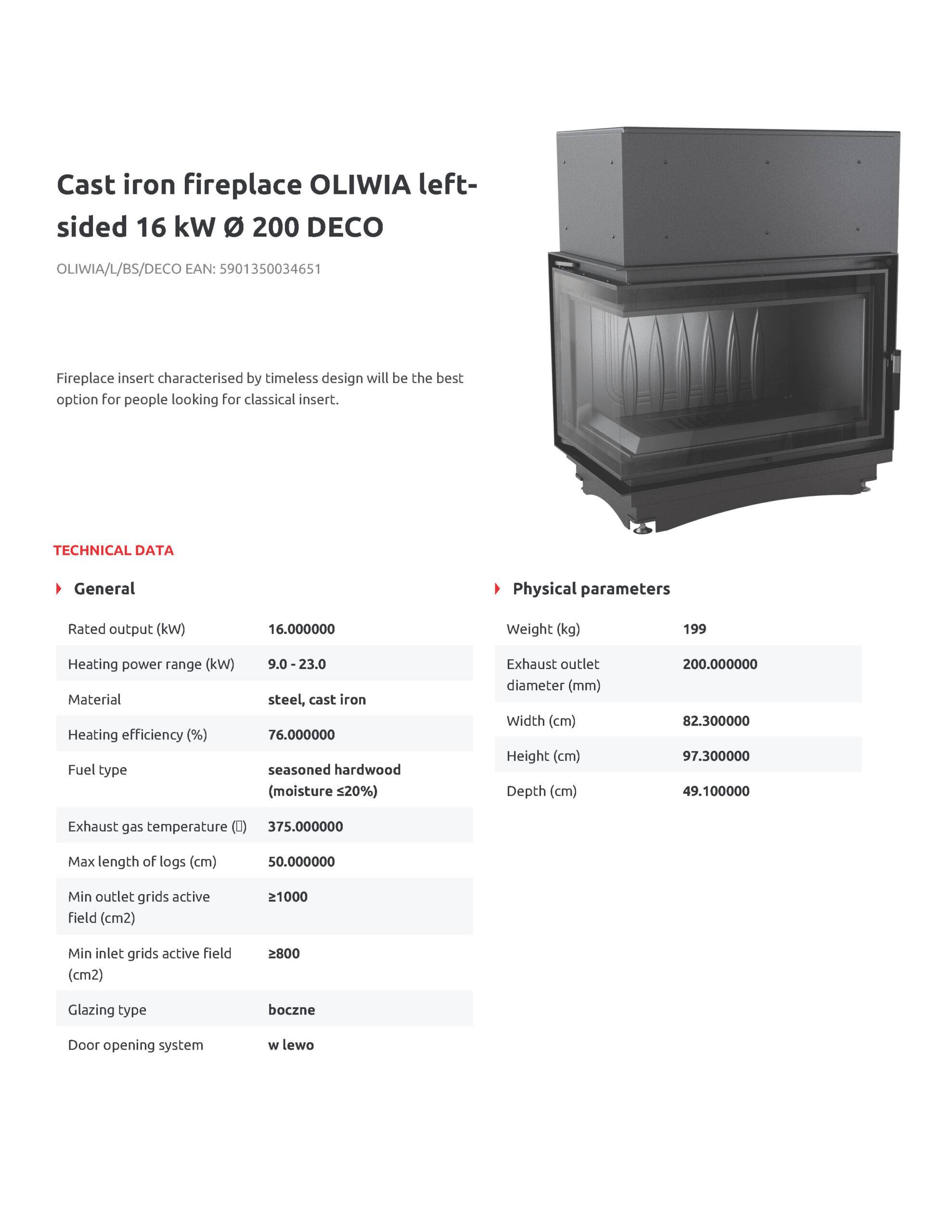 KRATKI OLIWIA/L/BS/DECO ΑΡΙΣΤΕΡΗ ΓΩΝΙΑ ΑΝΟΙΓΟΜΕΝΟ ECODESIGN 16KW (150-180M2) ΕΝΕΡΓΕΙΑΚΟ ΤΖΑΚΙ ΑΕΡΟΘΕΡΜΟ ΜΑΝΤΕΜΕΝΙΟ - Image 3