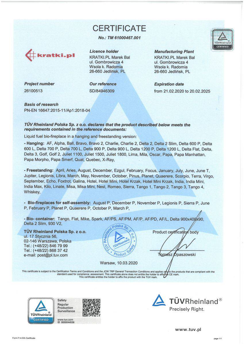 KRATKI ECHO/SQUARE/70/TUV ΕΣΤΙΑ ΒΙΟΑΙΘΑΝΟΛΗΣ ΜΕ ΠΙΣΤΟΠΟΙΗΣΗ TUV (0,75lt) - Image 6