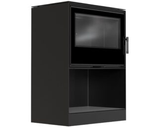 KRATKI KARI/80/W/BLACK (Α+) 12KW (100-150Μ2)  ΕΝΕΡΓΕΙΑΚΗ ΕΣΤΙΑ ΑΕΡΟΘΕΡΜΗ ΜΕ ΜΕΤΑΛΛΙΚΗ ΒΑΣΗ - ΞΥΛΟΘΗΚΗ ΚΑΙ ΜΑΥΡΑ ΚΕΡΑΜΙΚΑ TERMOTEC
